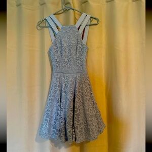 Gorgeous Sparkly Silver Formal Dress 1/2